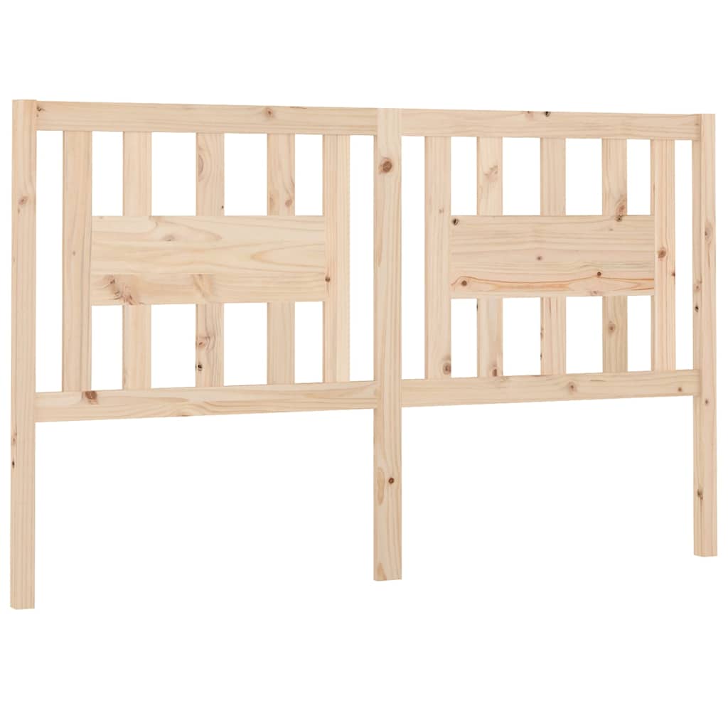 Vidaxl hoofdbord 166x4x100 cm massief grenenhout