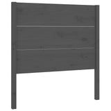 Vidaxl hoofdbord 96x4x100 cm massief grenenhout grijs