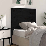Vidaxl hoofdbord 96x4x100 cm massief grenenhout zwart