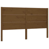 Vidaxl hoofdbord 126x4x100 cm massief grenenhout honingbruin