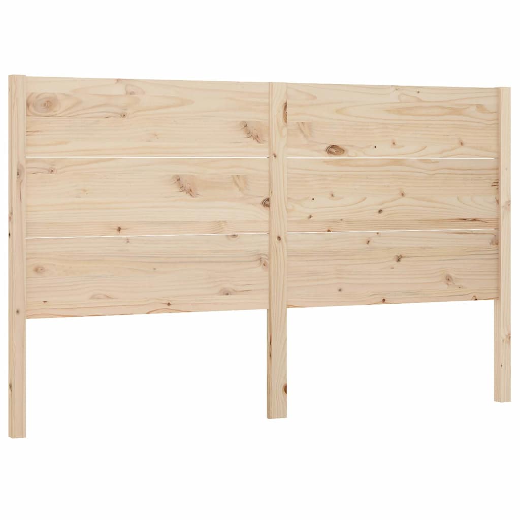 Vidaxl hoofdbord 141x4x100 cm massief grenenhout