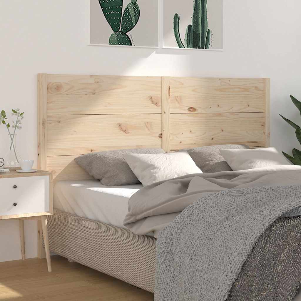 Vidaxl hoofdbord 166x4x100 cm massief grenenhout