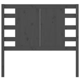 Vidaxl hoofdbord 81x4x100 cm massief grenenhout grijs