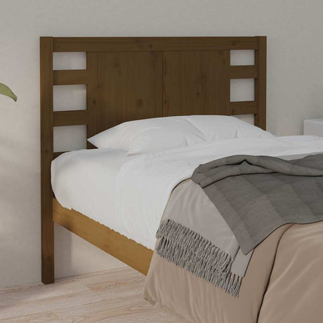 Vidaxl hoofdbord 81x4x100 cm massief grenenhout honingbruin