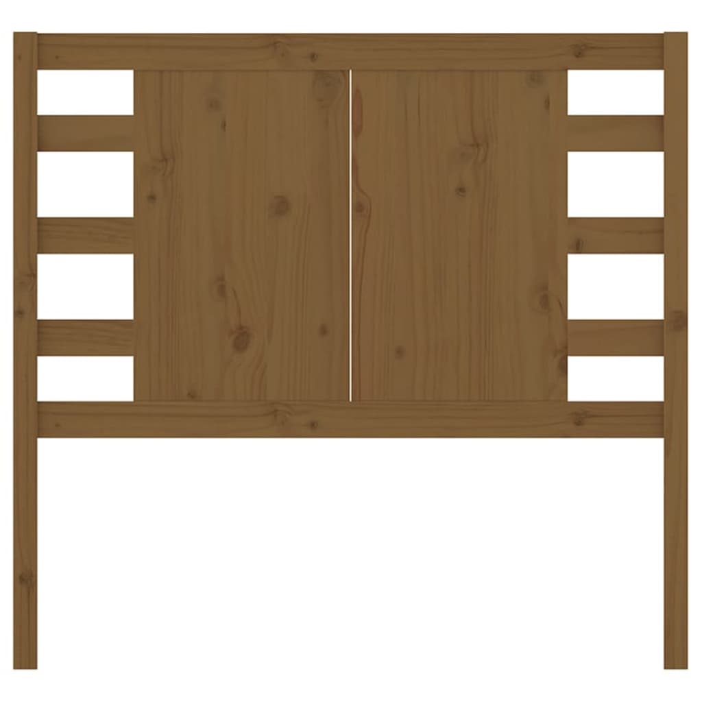 Vidaxl hoofdbord 96x4x100 cm massief grenenhout honingbruin