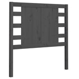 Vidaxl hoofdbord 106x4x100 cm massief grenenhout grijs