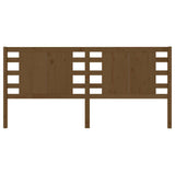 Vidaxl hoofdbord 126x4x100 cm massief grenenhout honingbruin