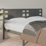 Vidaxl hoofdbord 146x4x100 cm massief grenenhout grijs