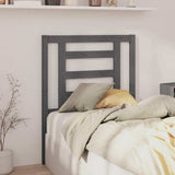 Vidaxl hoofdbord 81x4x100 cm massief grenenhout grijs