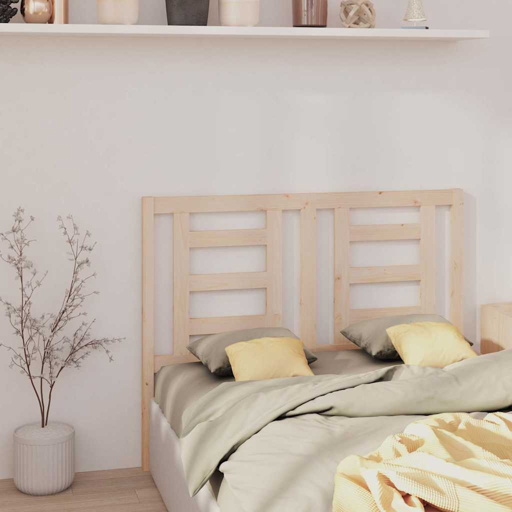 Vidaxl hoofdbord 126x4x100 cm massief grenenhout