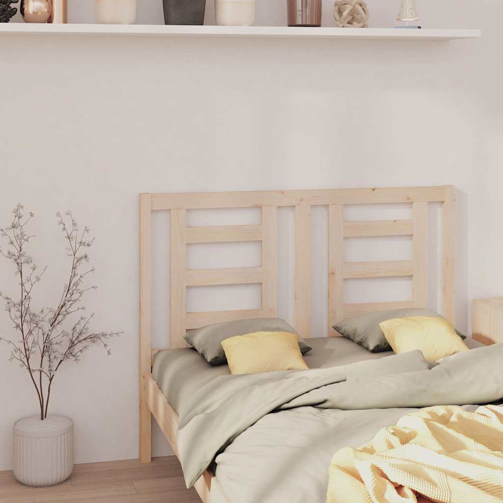 Vidaxl hoofdbord 126x4x100 cm massief grenenhout