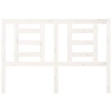Vidaxl hoofdbord 126x4x100 cm massief grenenhout wit
