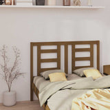 Vidaxl hoofdbord 126x4x100 cm massief grenenhout honingbruin