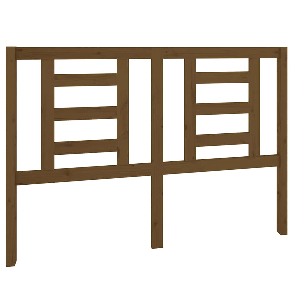 Vidaxl hoofdbord 141x4x100 cm massief grenenhout honingbruin