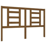 Vidaxl hoofdbord 146x4x100 cm massief grenenhout honingbruin