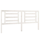 Vidaxl hoofdbord 186x4x100 cm massief grenenhout wit