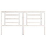 Vidaxl hoofdbord 186x4x100 cm massief grenenhout wit