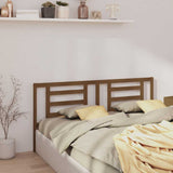 Vidaxl hoofdbord 186x4x100 cm massief grenenhout honingbruin