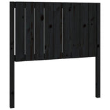 Vidaxl hoofdbord 95,5x4x100 cm massief grenenhout zwart