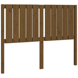 Vidaxl hoofdbord 125,5x4x100 cm massief grenenhout honingbruin