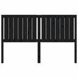 Vidaxl hoofdbord 165,5x4x100 cm massief grenenhout zwart