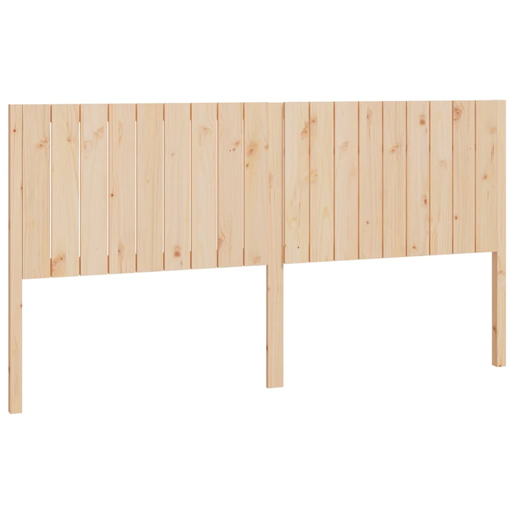 Vidaxl hoofdbord 185,5x4x100 cm massief grenenhout