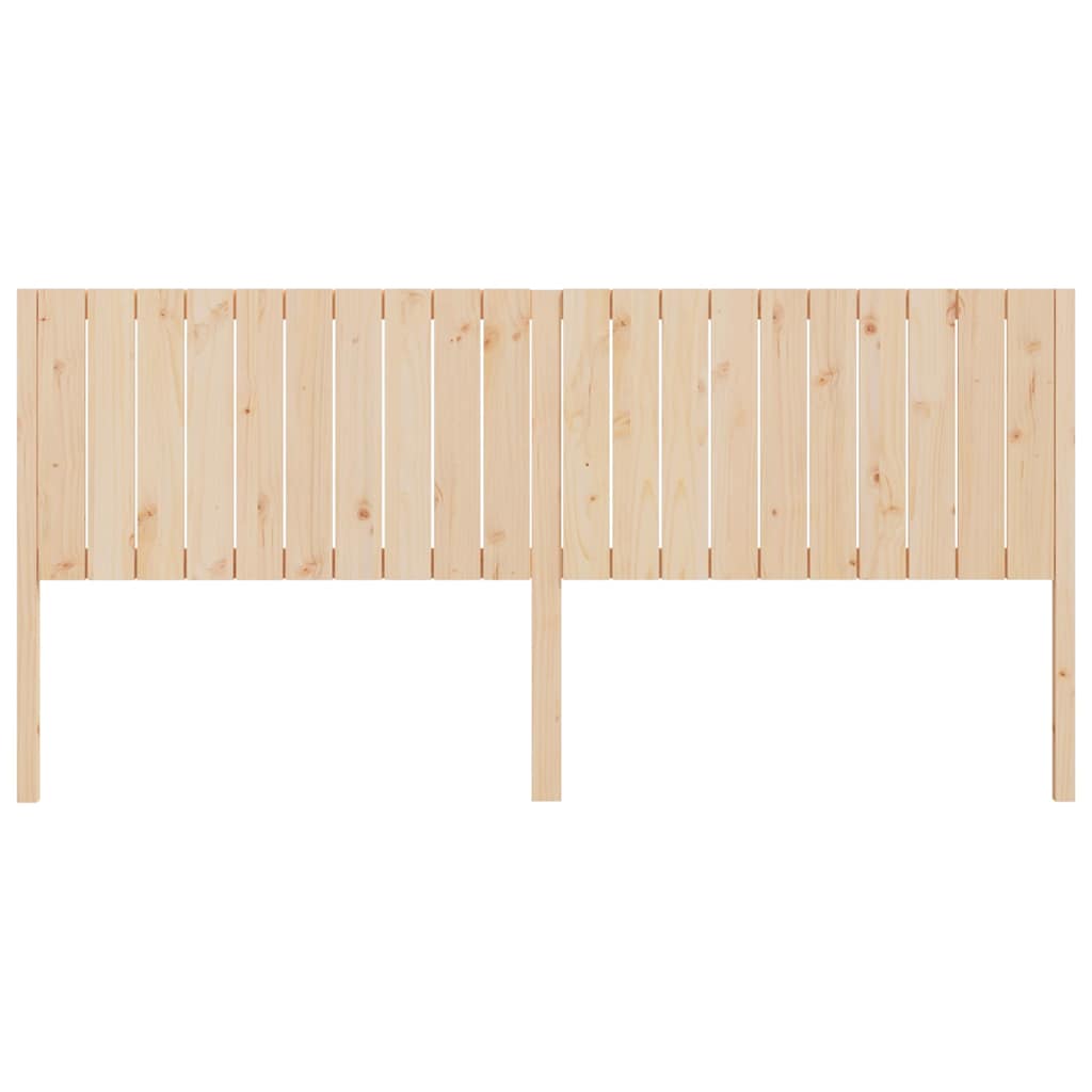 Vidaxl hoofdbord 205,5x4x100 cm massief grenenhout