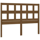 Vidaxl hoofdbord 145,5x4x100 cm massief grenenhout honingbruin