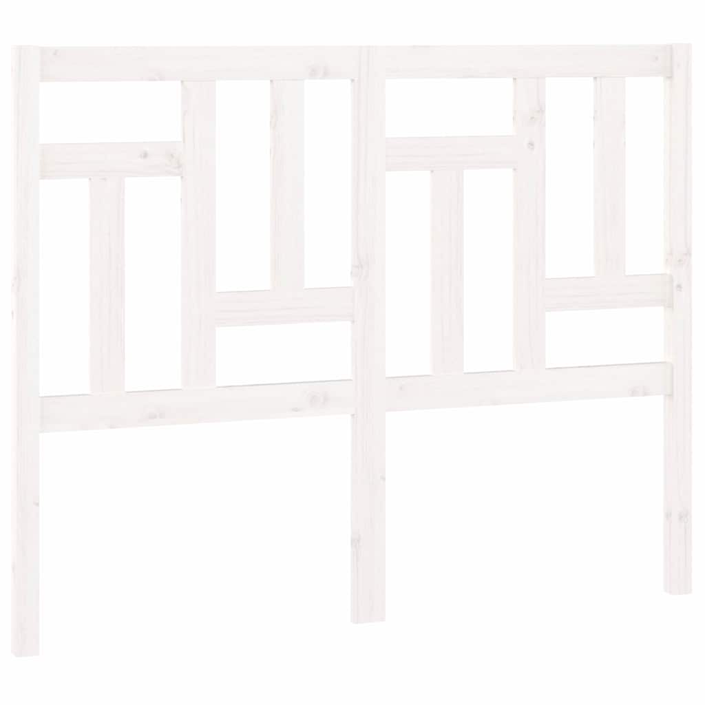 Vidaxl hoofdbord 145,5x4x100 cm massief grenenhout wit