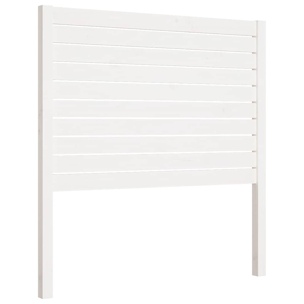 Vidaxl hoofdbord 81x4x100 cm massief grenenhout wit