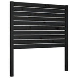 Vidaxl hoofdbord 81x4x100 cm massief grenenhout zwart
