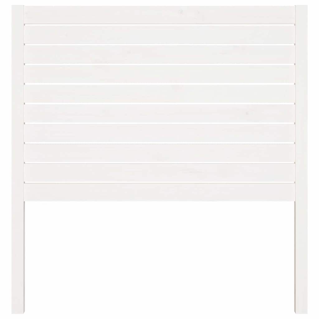 Vidaxl hoofdbord 96x4x100 cm massief grenenhout wit