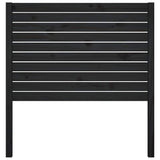 Vidaxl hoofdbord 96x4x100 cm massief grenenhout zwart