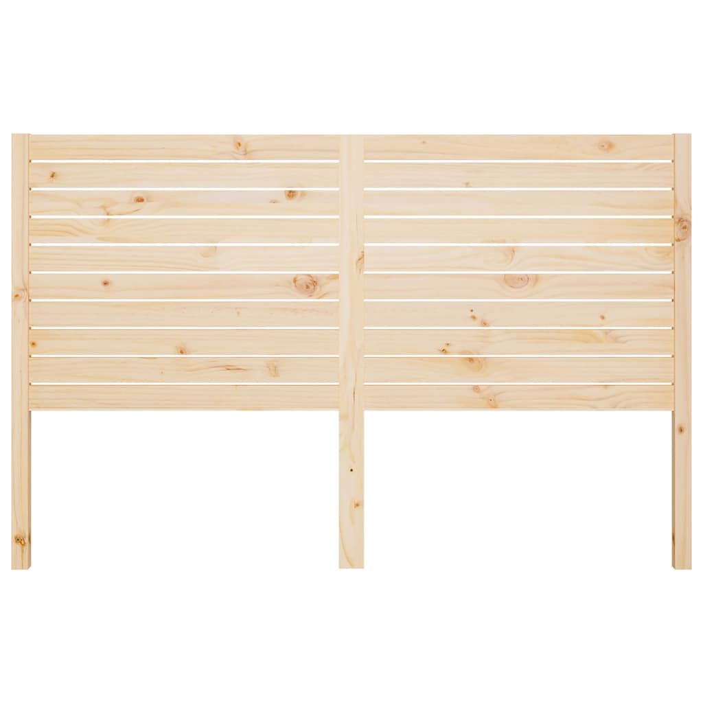Vidaxl hoofdbord 126x4x100 cm massief grenenhout