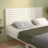 Vidaxl hoofdbord 126x4x100 cm massief grenenhout wit