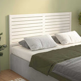 Vidaxl hoofdbord 146x4x100 cm massief grenenhout wit