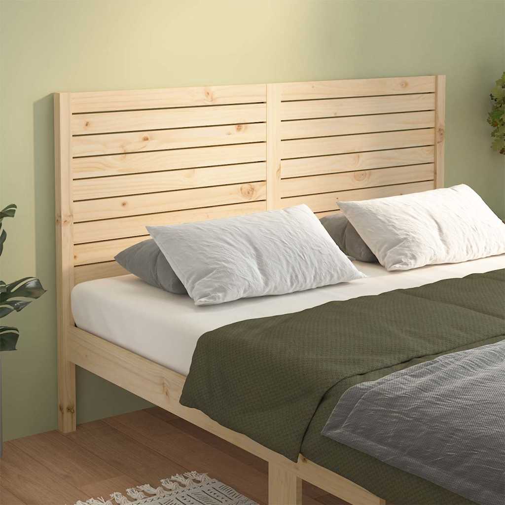 Vidaxl hoofdbord 166x4x100 cm massief grenenhout