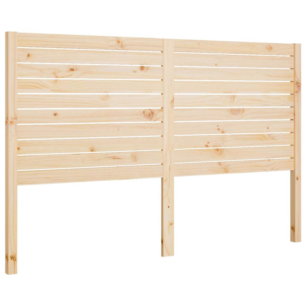 Vidaxl hoofdbord 206x4x100 cm massief grenenhout