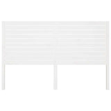 Vidaxl hoofdbord 206x4x100 cm massief grenenhout wit