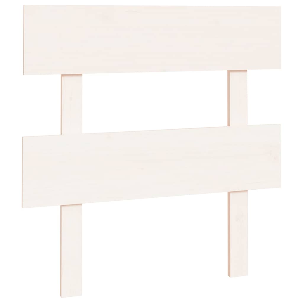 Vidaxl hoofdbord 93,5x3x81 cm massief grenenhout wit