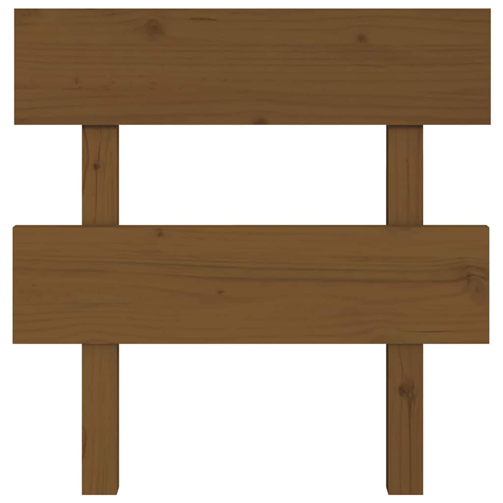 Vidaxl hoofdbord 103,5x3x81 cm massief grenenhout honingbruin