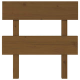 Vidaxl hoofdbord 103,5x3x81 cm massief grenenhout honingbruin