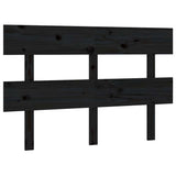 Vidaxl hoofdbord 124x3x81 cm massief grenenhout zwart