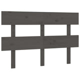 Vidaxl hoofdbord 138x3x81 cm massief grenenhout grijs