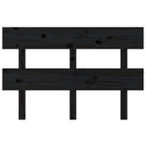 Vidaxl hoofdbord 138x3x81 cm massief grenenhout zwart
