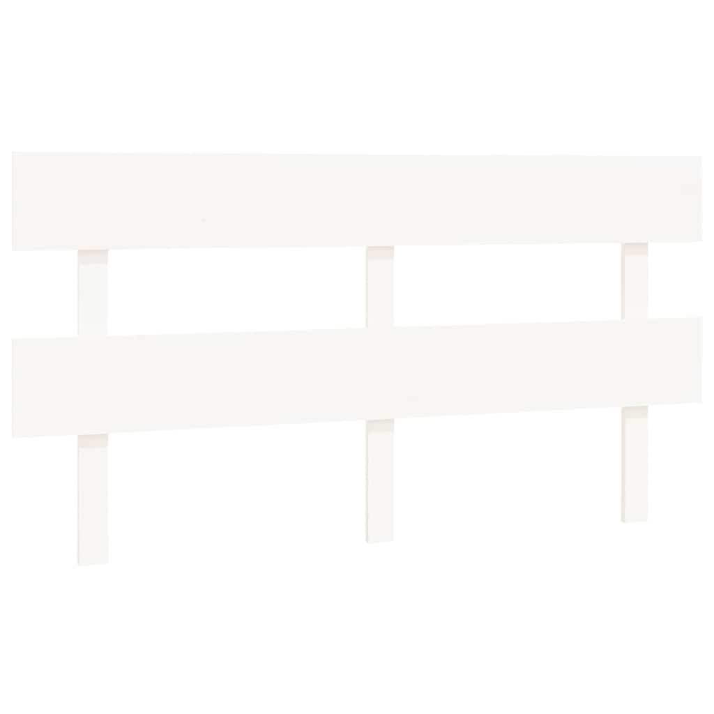 Vidaxl hoofdbord 164x3x81 cm massief grenenhout wit