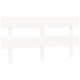 Vidaxl hoofdbord 164x3x81 cm massief grenenhout wit