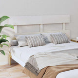 Vidaxl hoofdbord 164x3x81 cm massief grenenhout wit