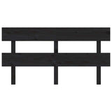 Vidaxl hoofdbord 164x3x81 cm massief grenenhout zwart