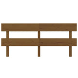 Vidaxl hoofdbord 184x3x81 cm massief grenenhout honingbruin